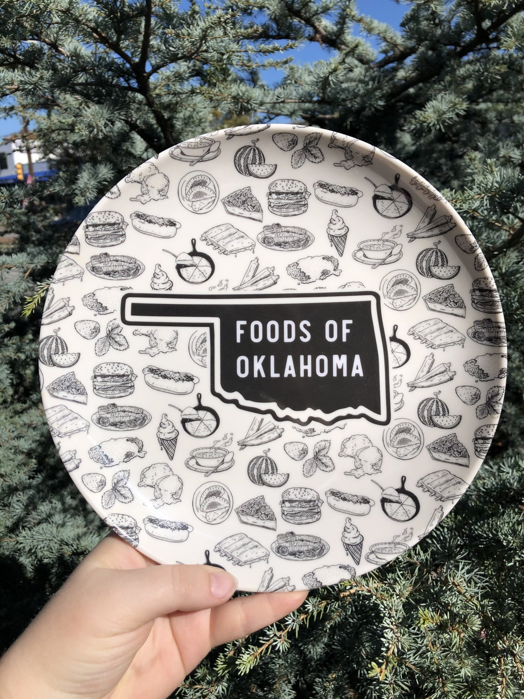Foods of Oklahoma Plate
