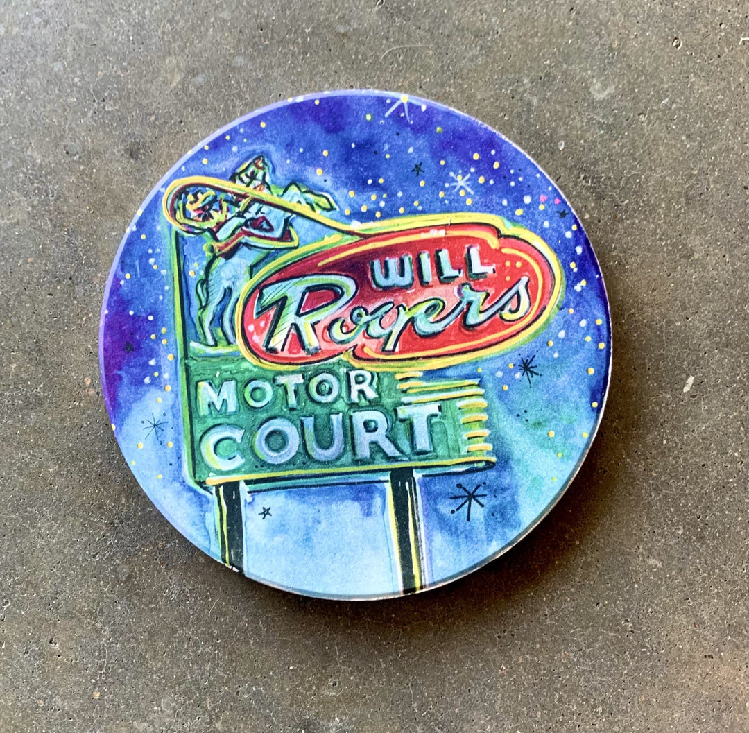 Will Rogers Motorcourt Coaster