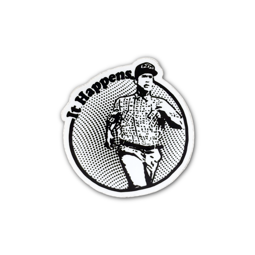 Forrest Gump It Happens Sticker