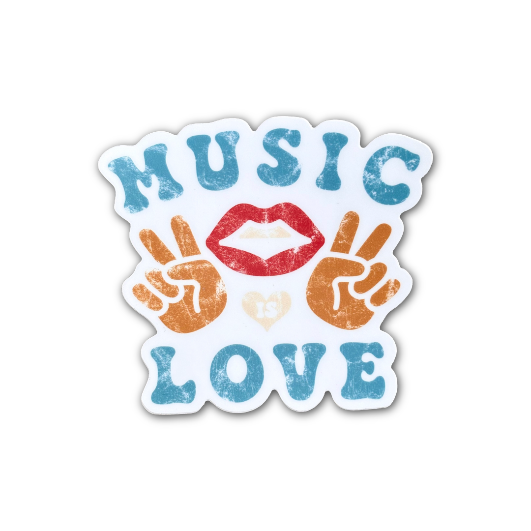 Music is Love Sticker