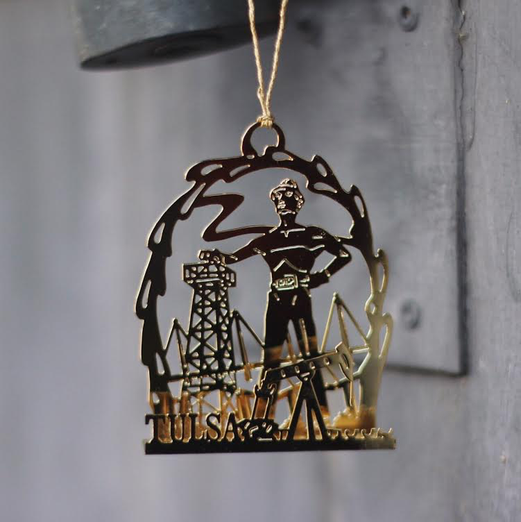1992 Golden Driller Ornament