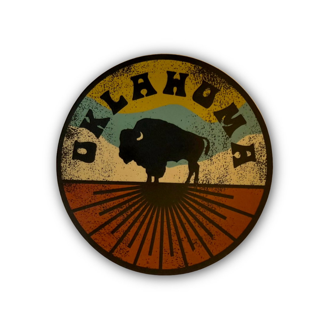 Oklahoma Horizon Bison Sticker