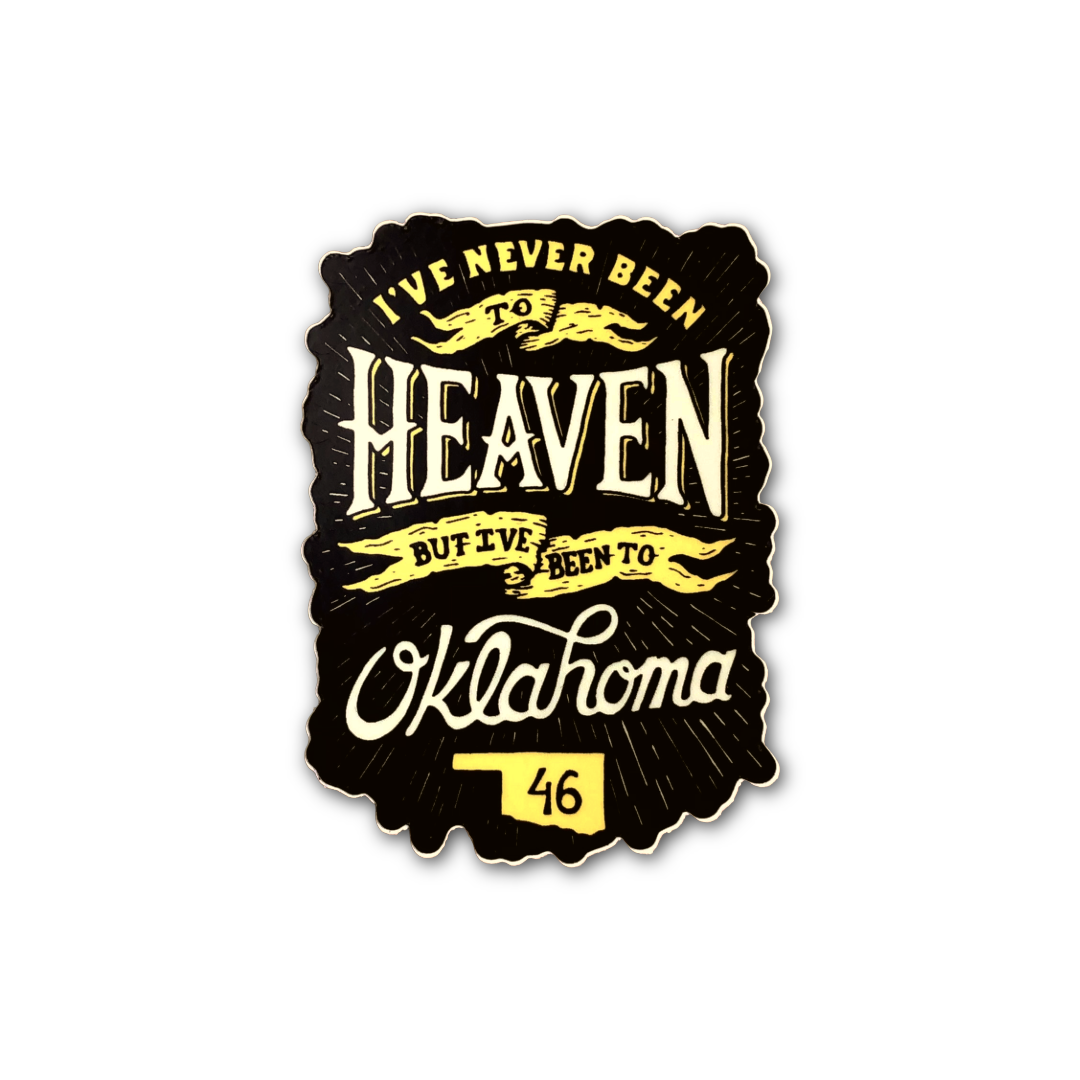 Heaven Oklahoma Sticker