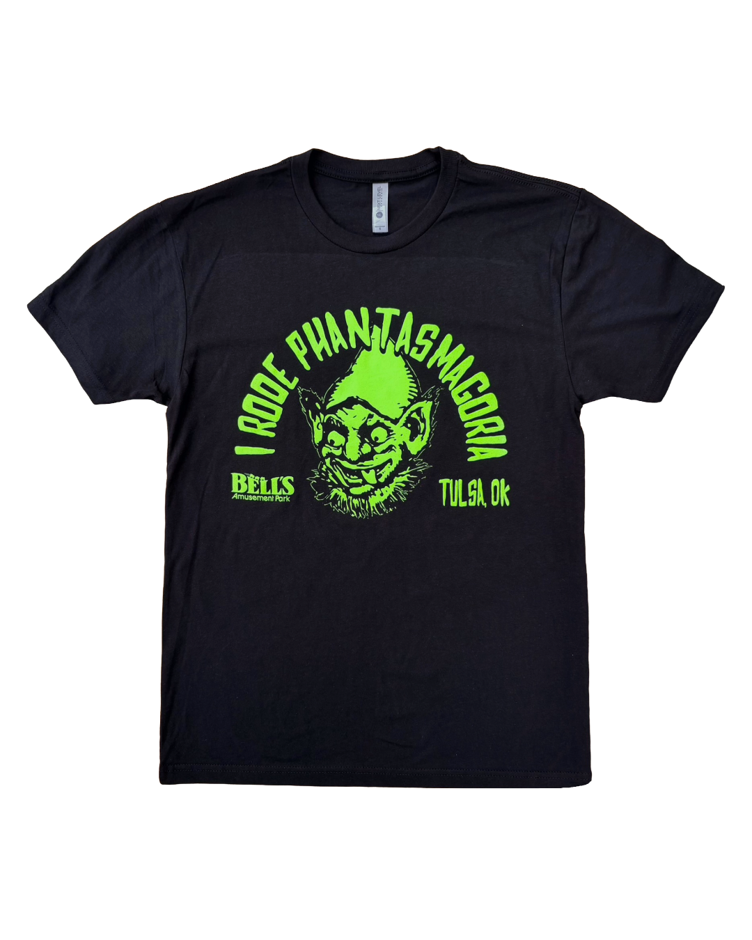 Phantasmagoria t-shirt featuring vintage horror-inspired graphic, retro collectible apparel