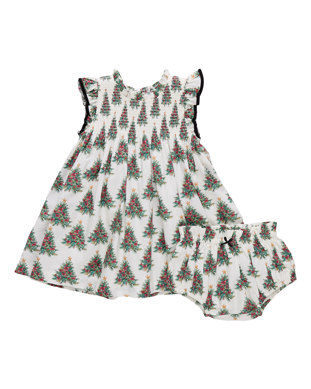 open lace back dress Pink Chicken Girls' Stevie Dress Set - Baby - Vintage Trees