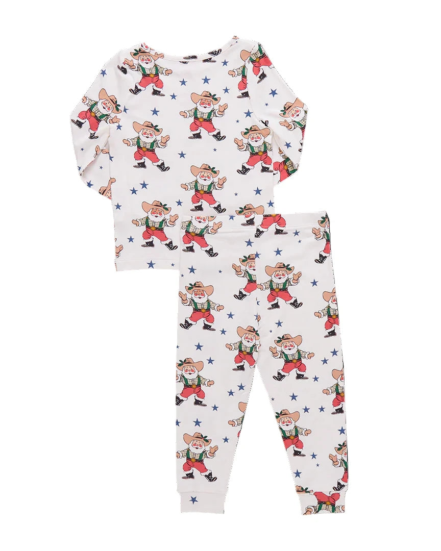 Pink Chicken - Western Santas Bamboo PJ Set