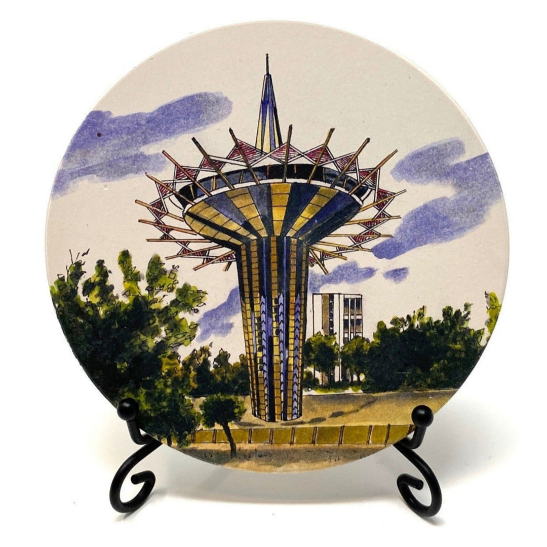 Coaster featuring the Prayer Tower at Oral Roberts University in Tulsa, Oklahoma