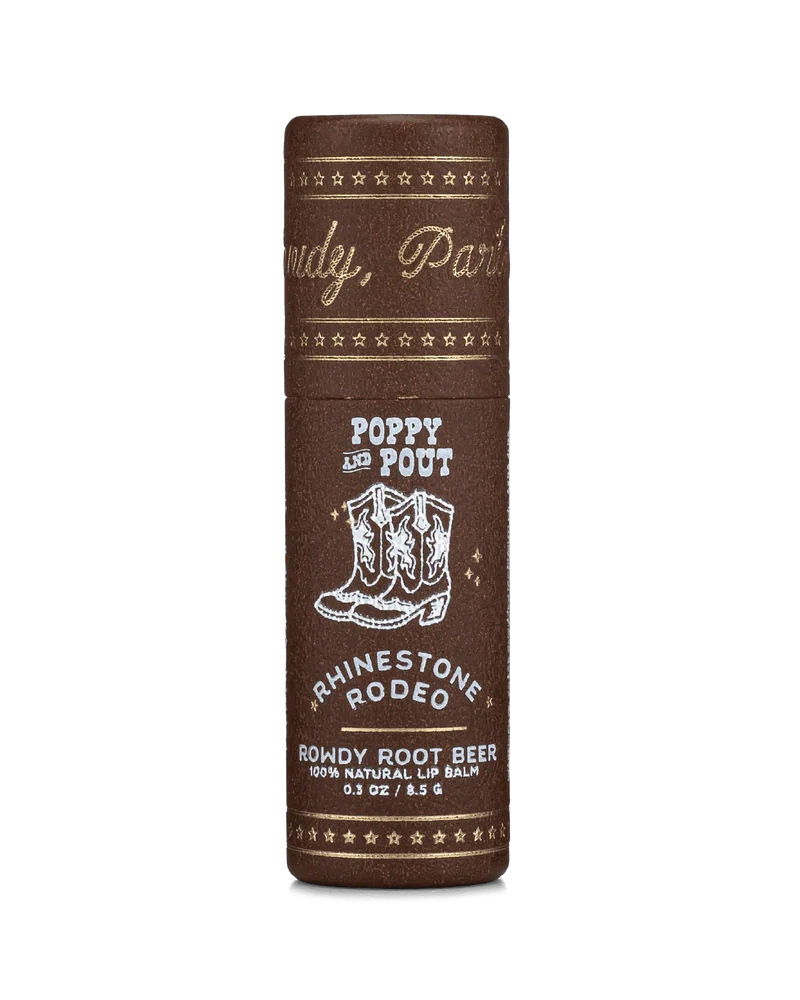 Rhinestone Rodeo Rowdy Rootbeer Lip Balm