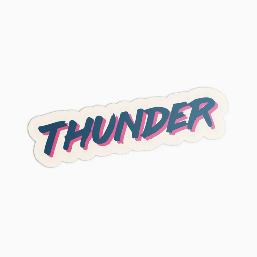 Oklahoma City Thunder Rewind Sticker