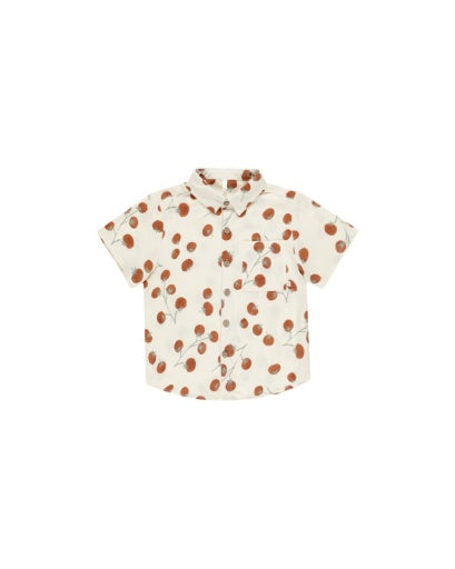Rylee + Cru - Tomato Print Collared Shirt