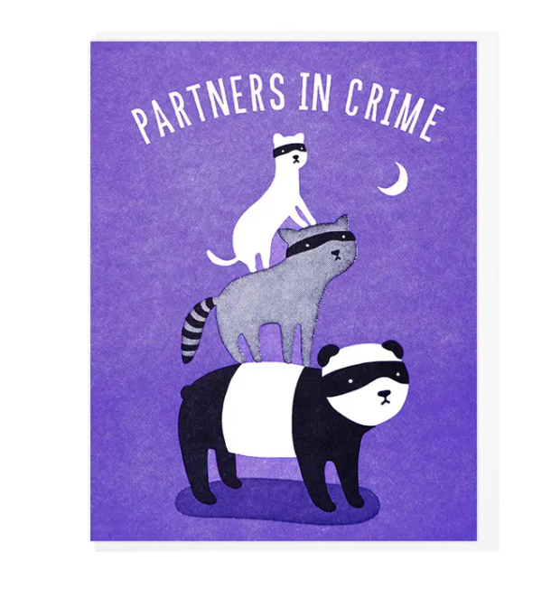 Partners In Crime Card