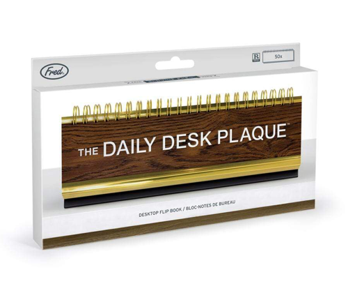 Daily Desk Plaque