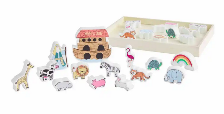 Noah's Ark Wood Toy Set – Ida Red