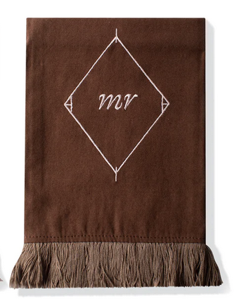 Mr Dark Rose Garden Tea Towel