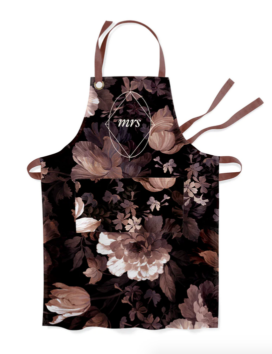 Mrs. Dark Rose Garden Apron