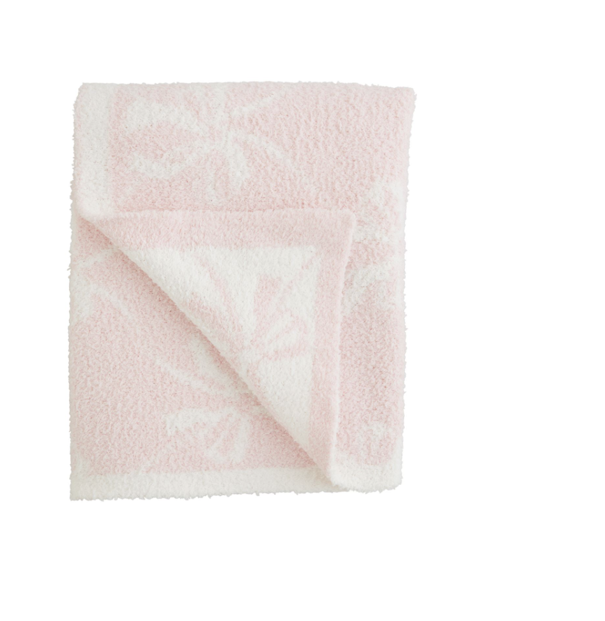 Bow Chenille Blanket