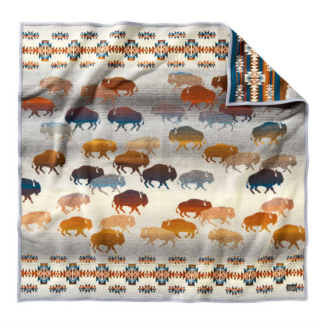 Pendleton - Napped Jacquard Throw / Prairie Rush Hour Rustic