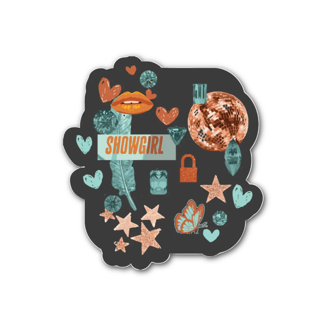 Showgirl Collage Sticker