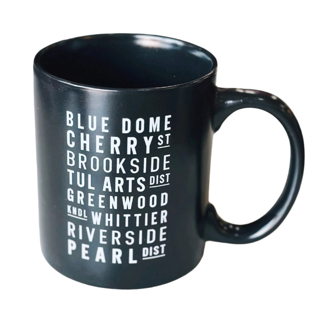 Graphite Tulsa Streets Mug