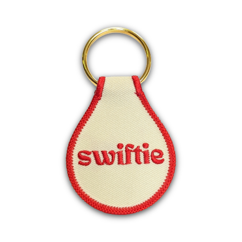 Swiftie Embroidered Keychain