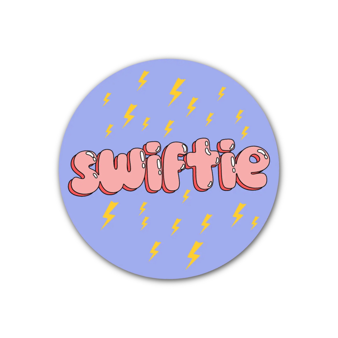 Swiftie Purple Circle Sticker