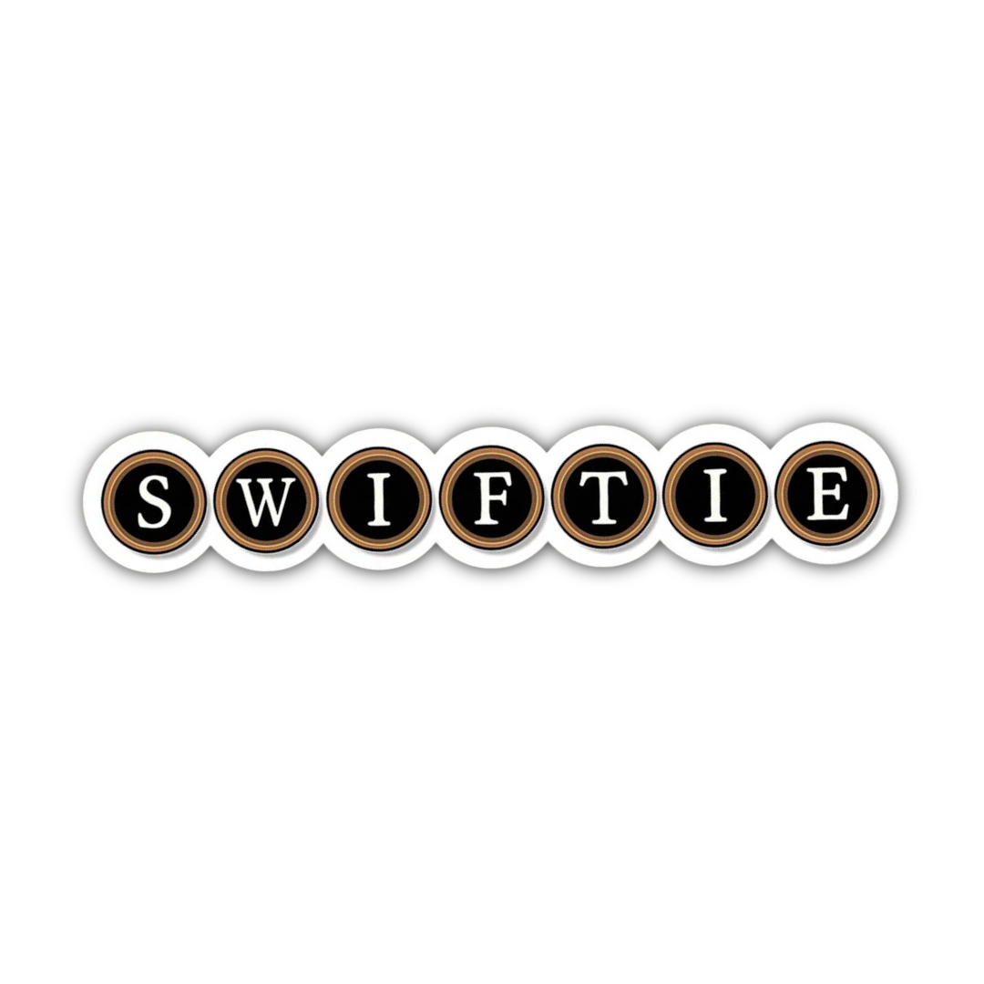 Swiftie Typewriter Keys Sticker