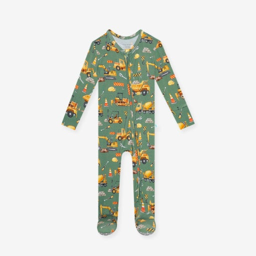 Posh Peanut - Crawford Footie Zippered One Piece