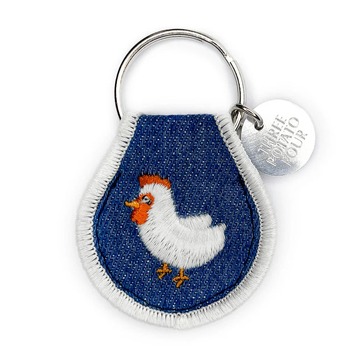 Chicken Patch Keychain