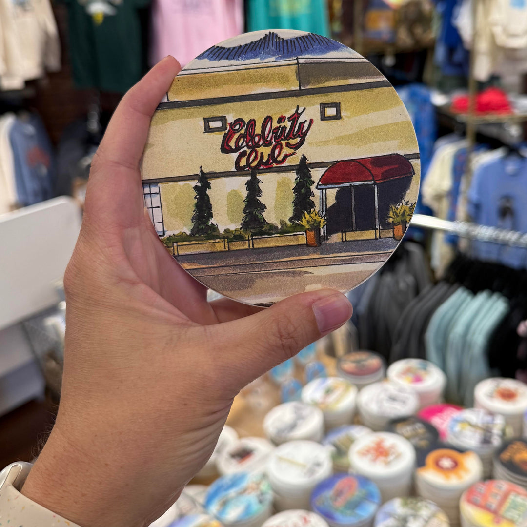 Retro coaster inspired by the Celebrity Club in Tulsa – classic Oklahoma supper club collectible