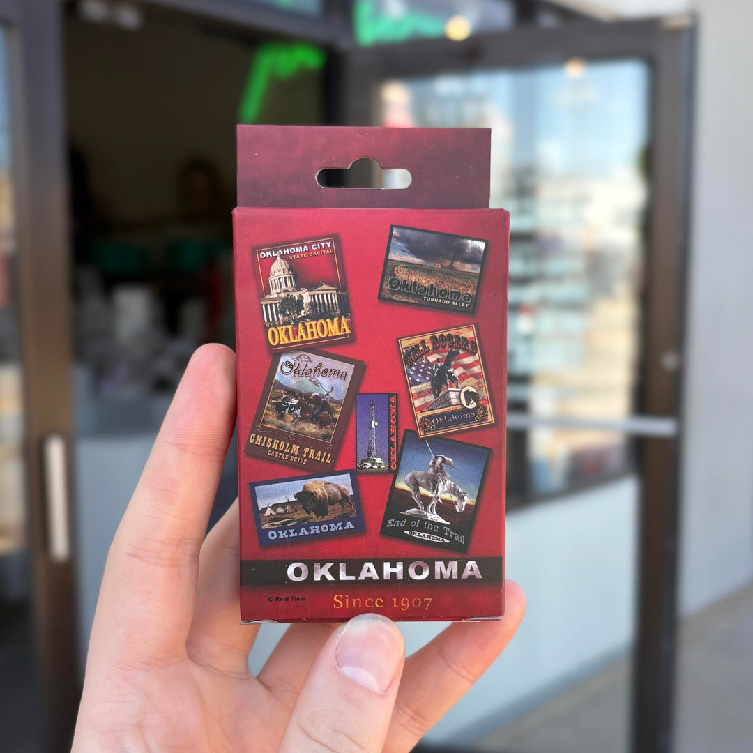 Oklahoma Poster Art Playing Cards
