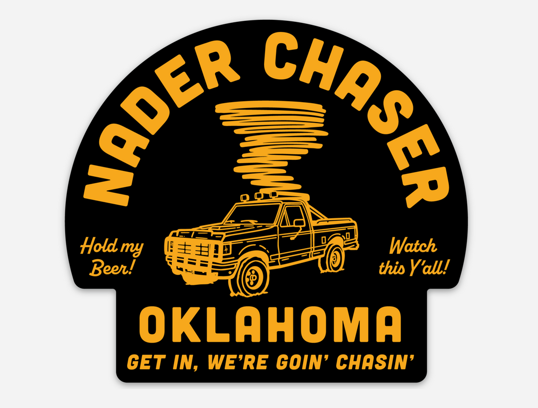Nader Chaser Sticker