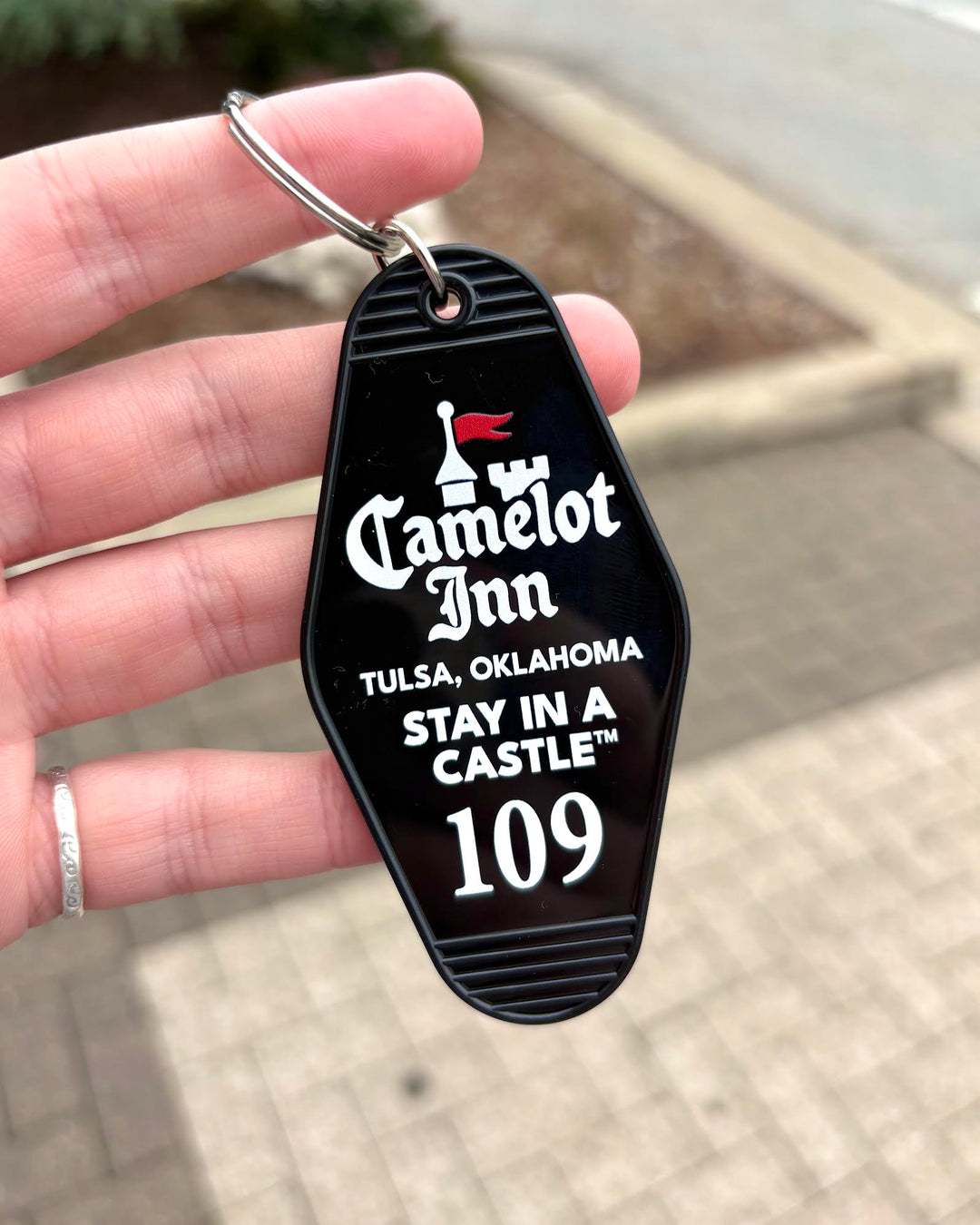 Camelot Inn Key Chain Black