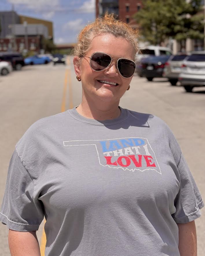 Land That I Love Oklahoma Tshirt Granite