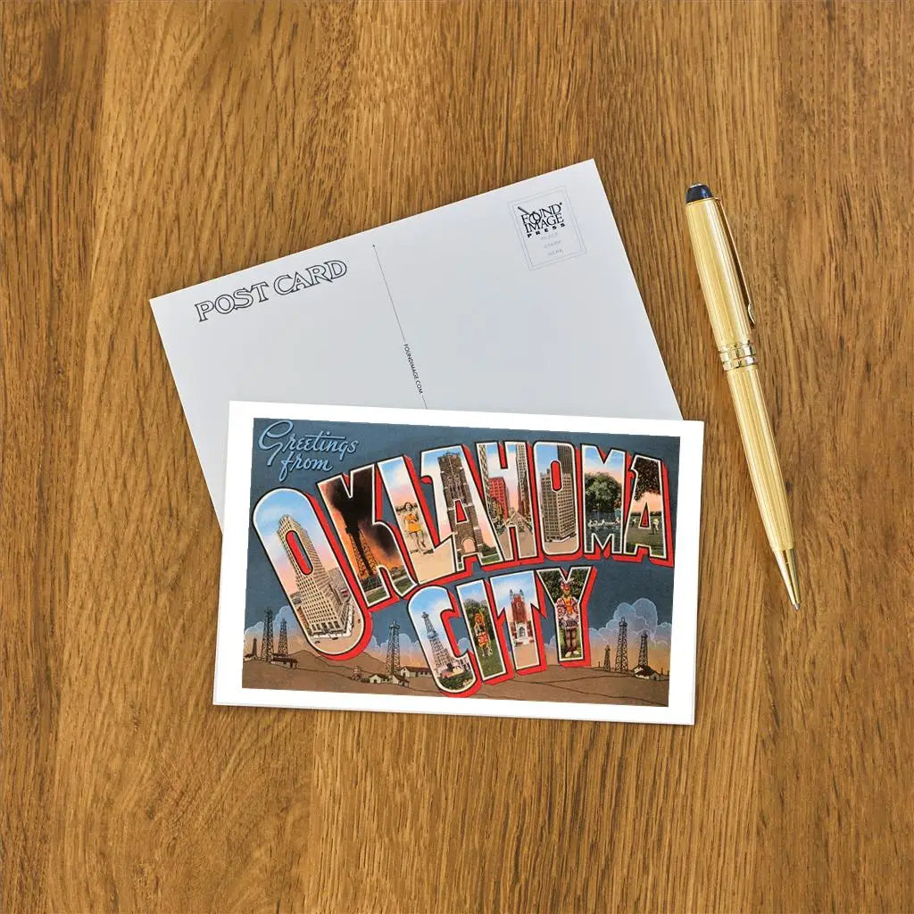 Greetings from Oklahoma City Postcard