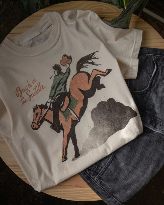 Back in the Saddle Western Tshirt