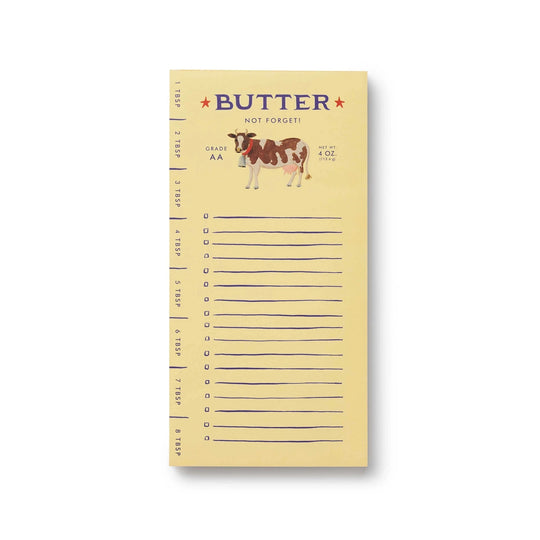 Butter Not Forget Market Notepad