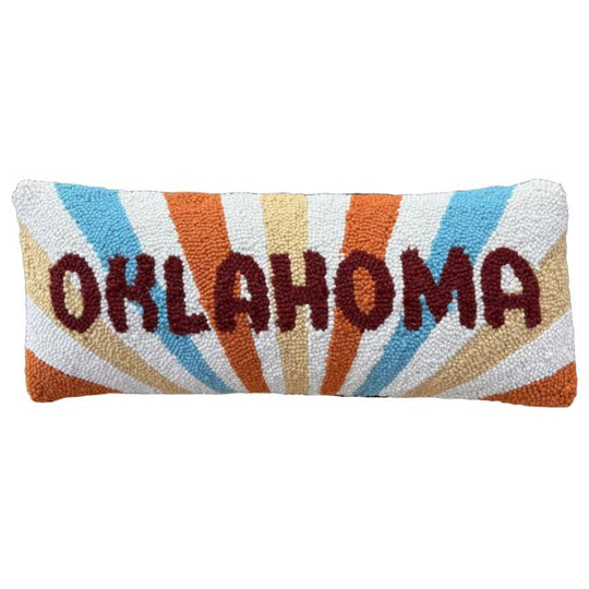 Oklahoma Rays Hook Pillow