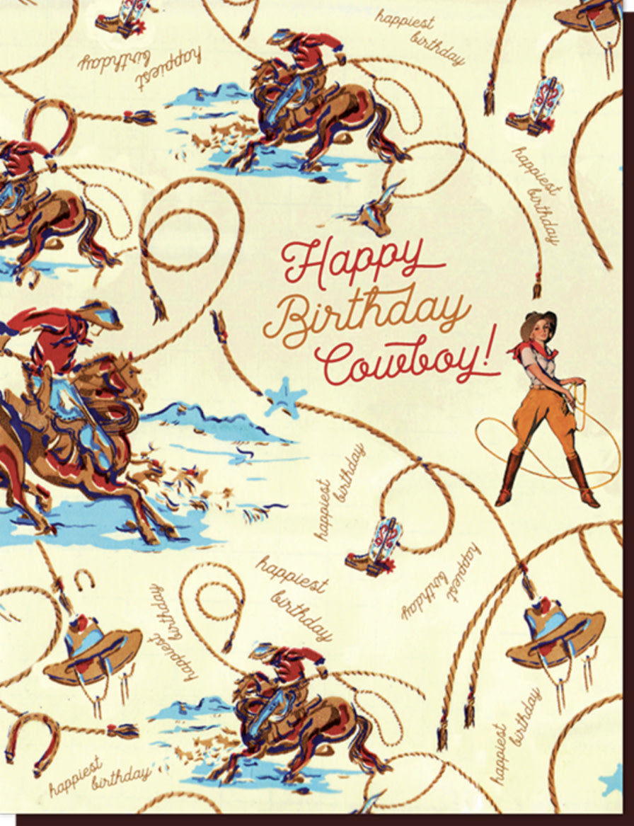 Happy Birthday Cowboy! Card