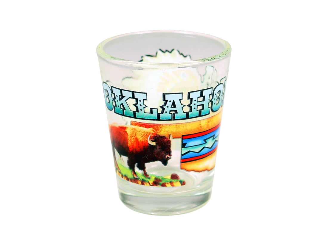 OK Collage Clear Shot Glass
