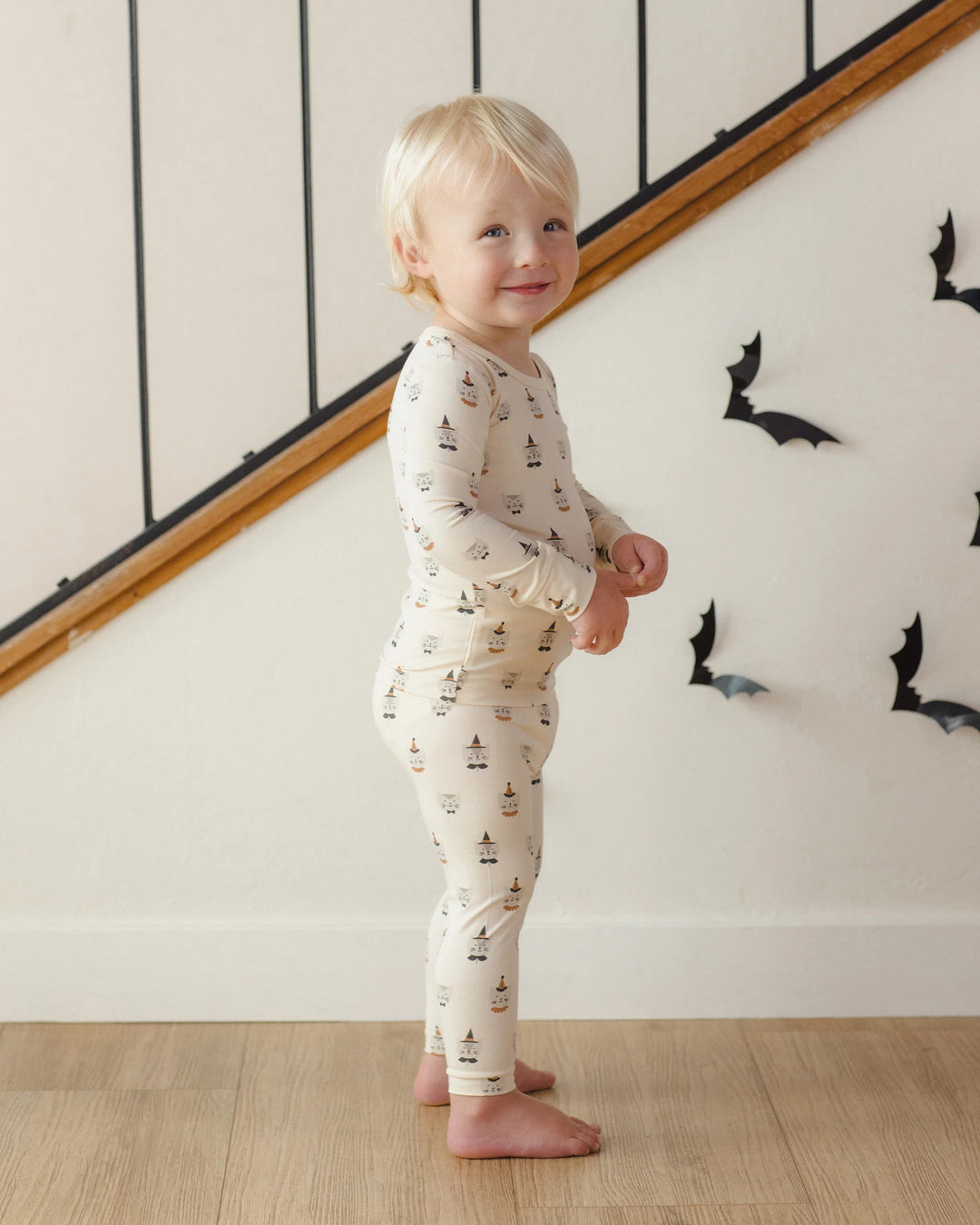Quincy Mae - Costume Kittens Bamboo PJ Set