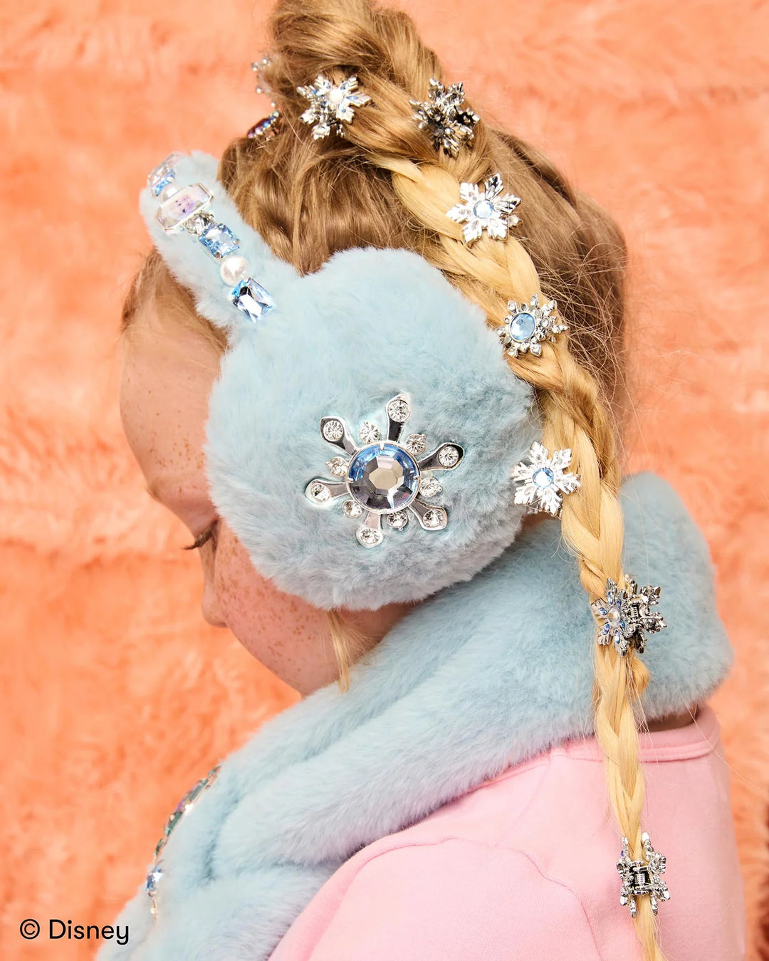 Ice Princess Elsa Mini Snowflake Claw Clips