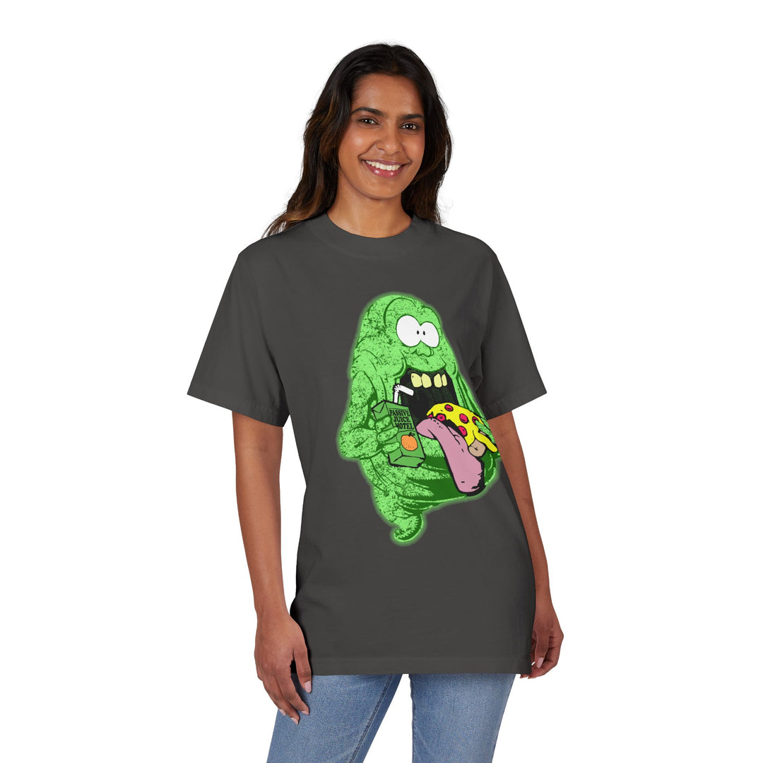 Slimer | Drop Shoulder Oversized Shaka Wear Tee | Passive Juice Motel