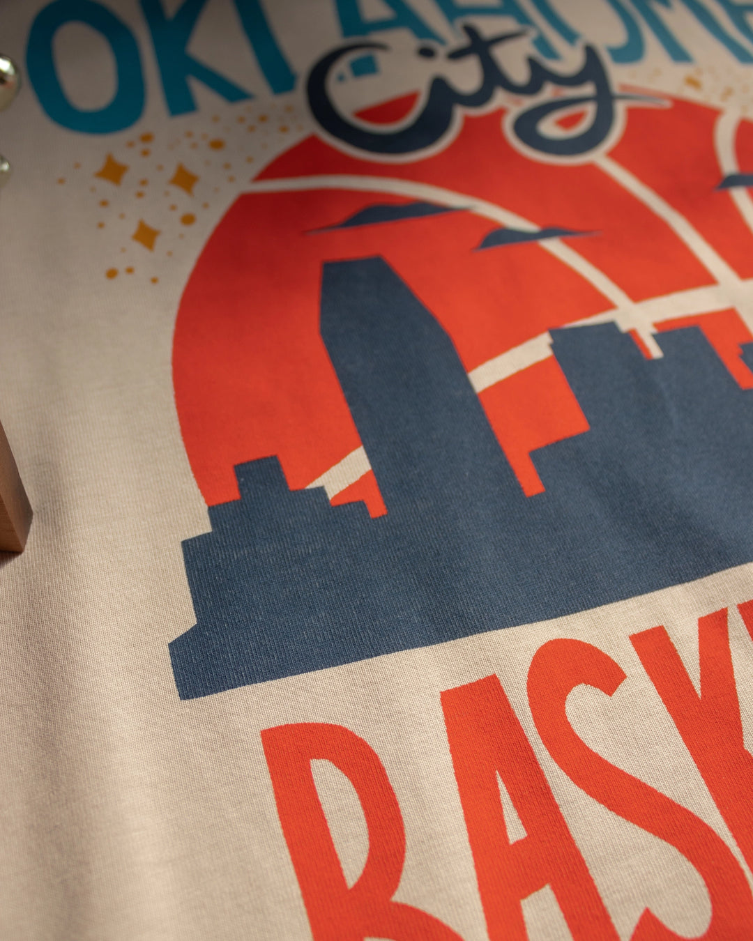 Oklahoma City Basketball Thunder Sunset Tshirt