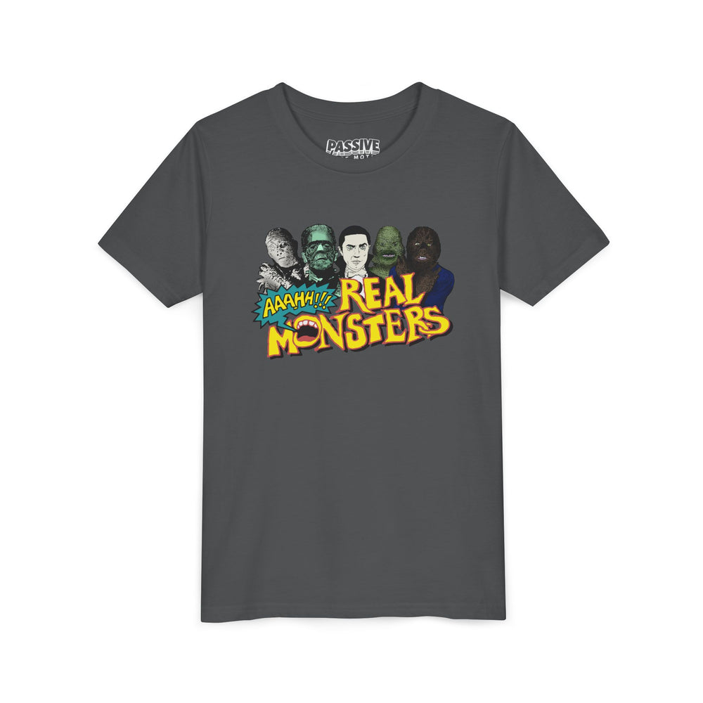 AAH Real Monsters | Youth T-Shirt | Passive Juice Motel