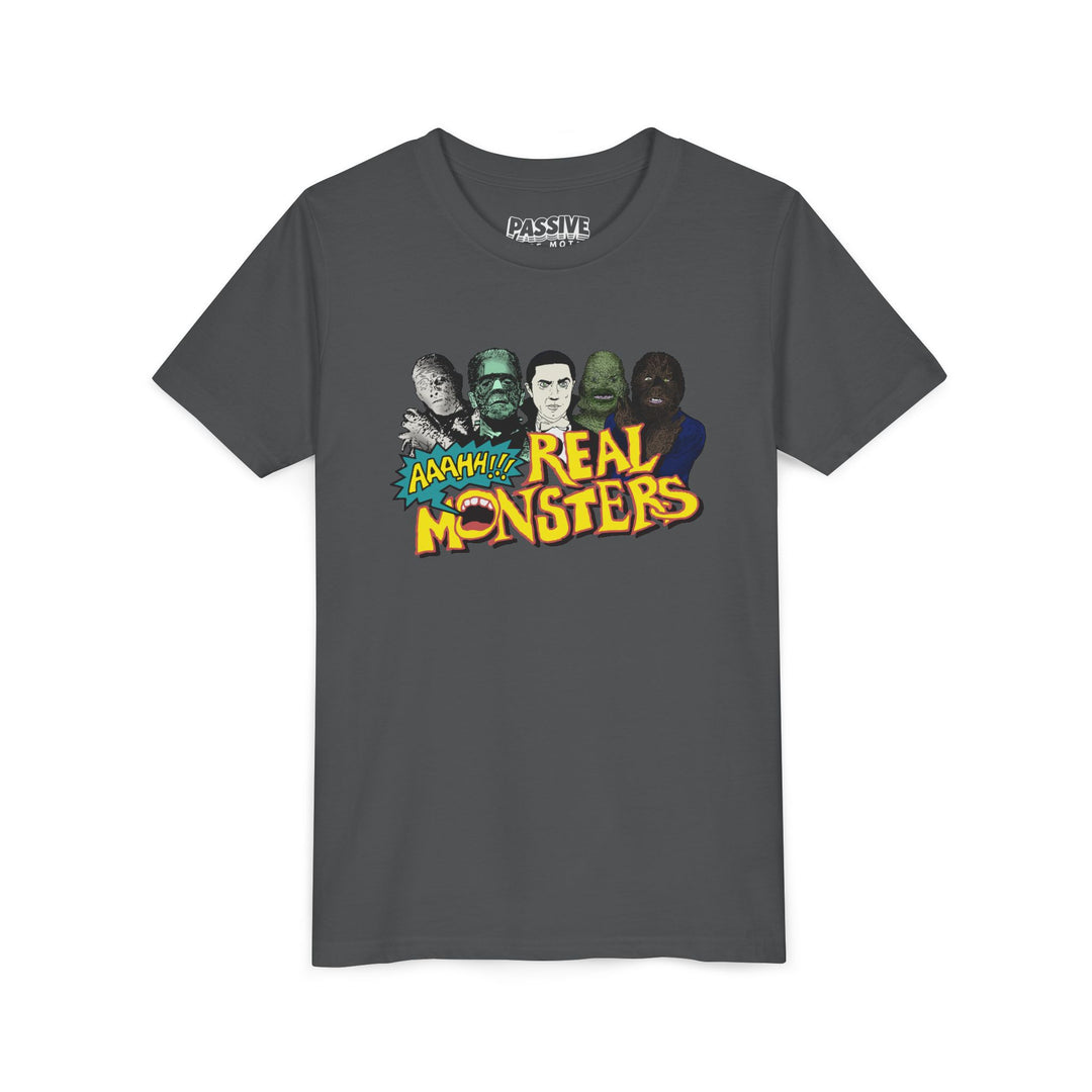 AAH Real Monsters | Youth T-Shirt | Passive Juice Motel