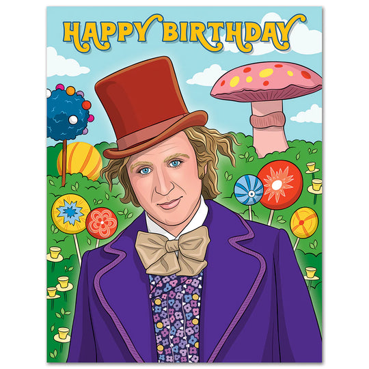 Willy Wonka Birthday Card
