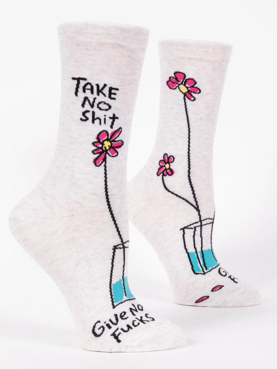 Take No Shit Women's Crew Socks