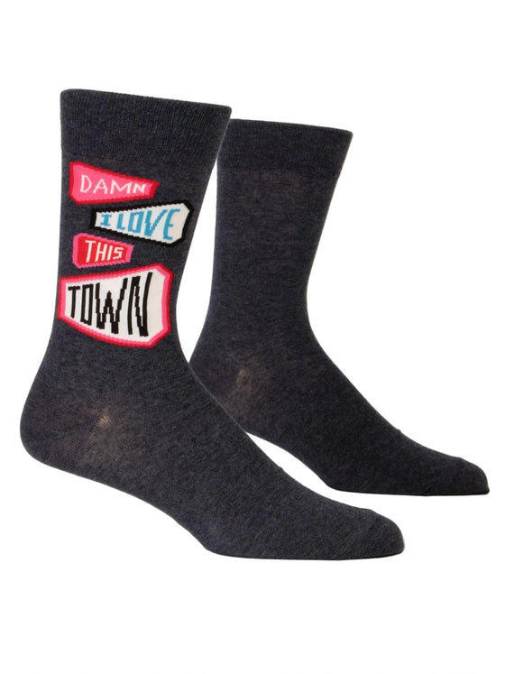 Love This Town Men's Crew Socks