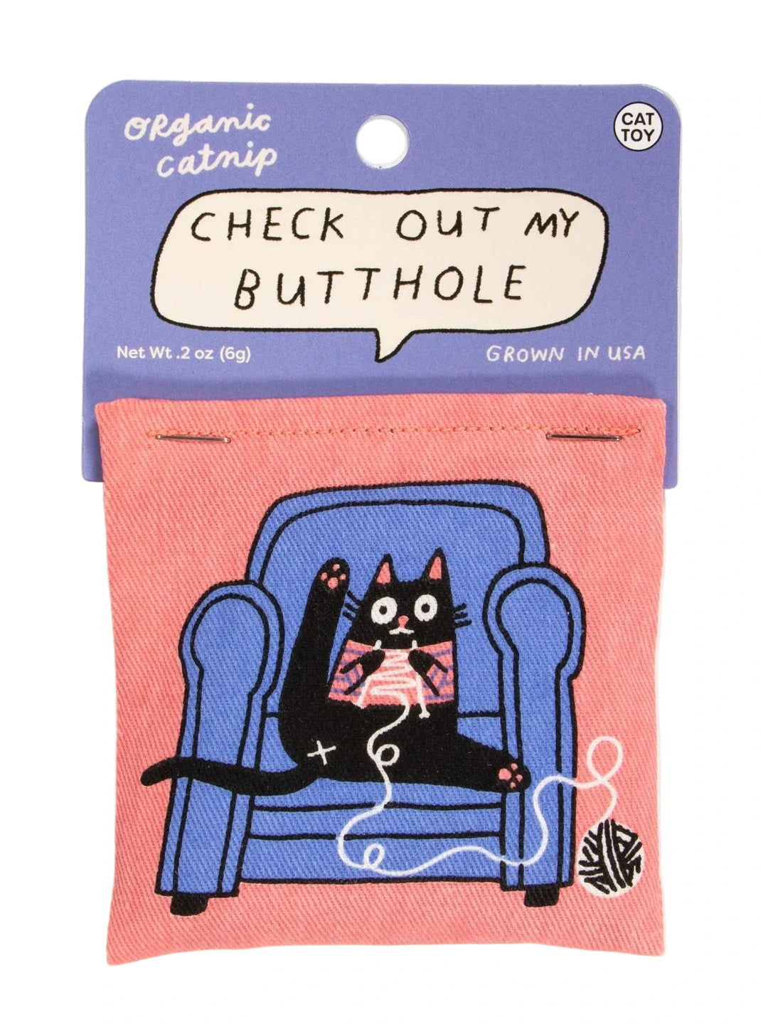 Check Out My Butthole Catnip Toy