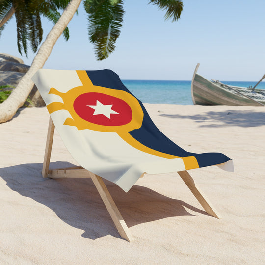 Tulsa Flag Beach Towel